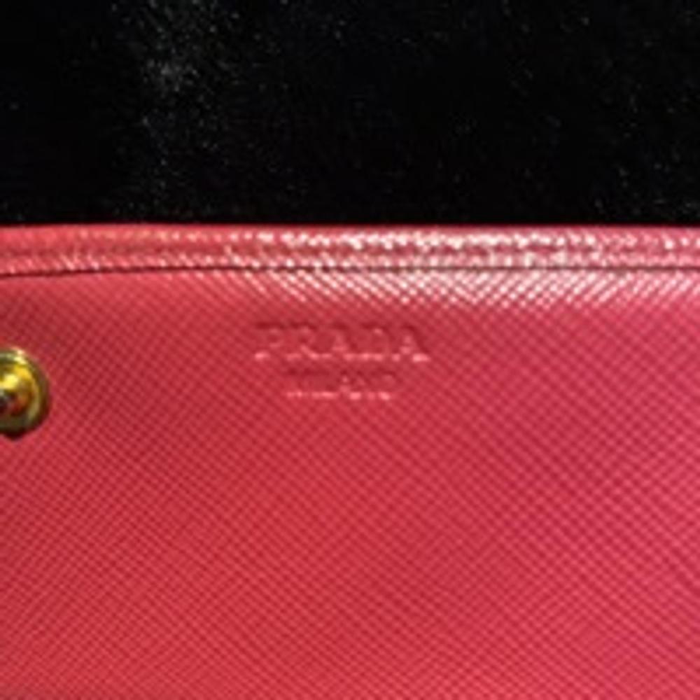 Prada Saffiano Leather Women's Pink long wallet - Picture 3 of 16